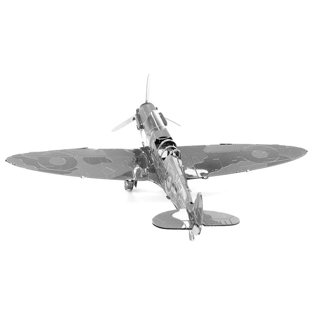 Model Kit Supermarine Spitfire Fighter Aircraft "Royal Air Force" (Easy Difficulty) Steel Model by Metal Earth-Metal Earth-ModelCars.com