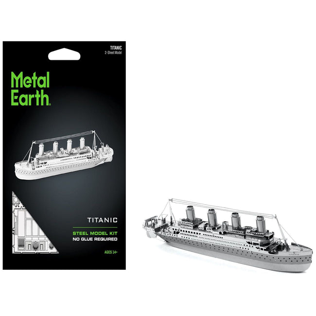 Model Kit Titanic Ship (Moderate Difficulty) Steel Model by Metal Earth-Metal Earth-ModelCars.com