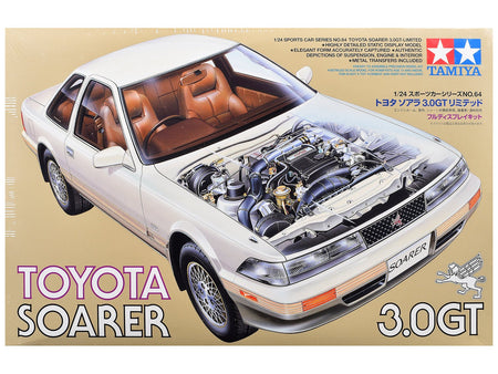 Model Kit Toyota Soarer 3.0 GT RHD (Right Hand Drive) 1/24 Scale Model by Tamiya-Tamiya-ModelCars.com