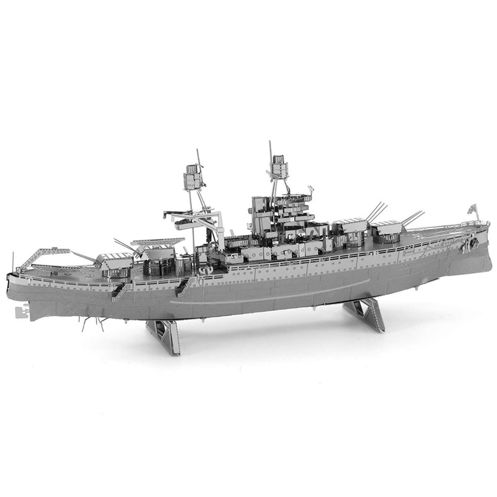 Model Kit USS Arizona Battleship (Challenging Difficulty) Steel Model by Metal Earth - Metal Earth - ModelCars.com