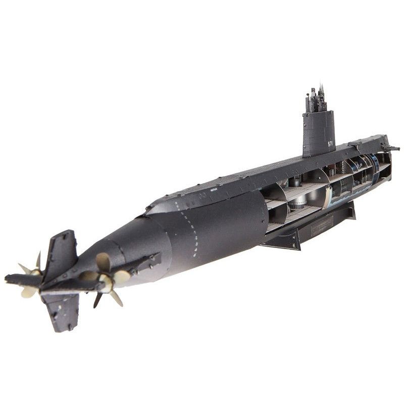 Model Kit USS Nautilus (SSN - 571) Submarine "United States Navy" (Challenging Difficulty) Steel Model by Metal Earth - Metal Earth - ModelCars.com