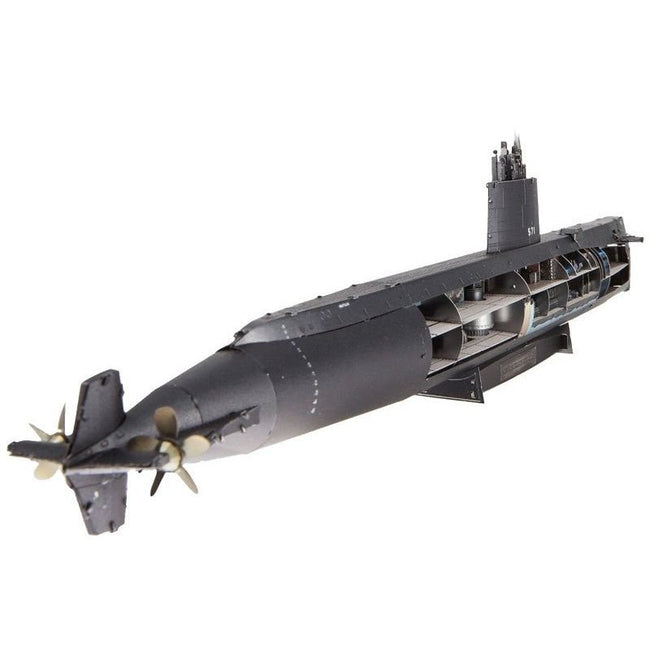 Model Kit USS Nautilus (SSN-571) Submarine "United States Navy" (Challenging Difficulty) Steel Model by Metal Earth-Metal Earth-ModelCars.com