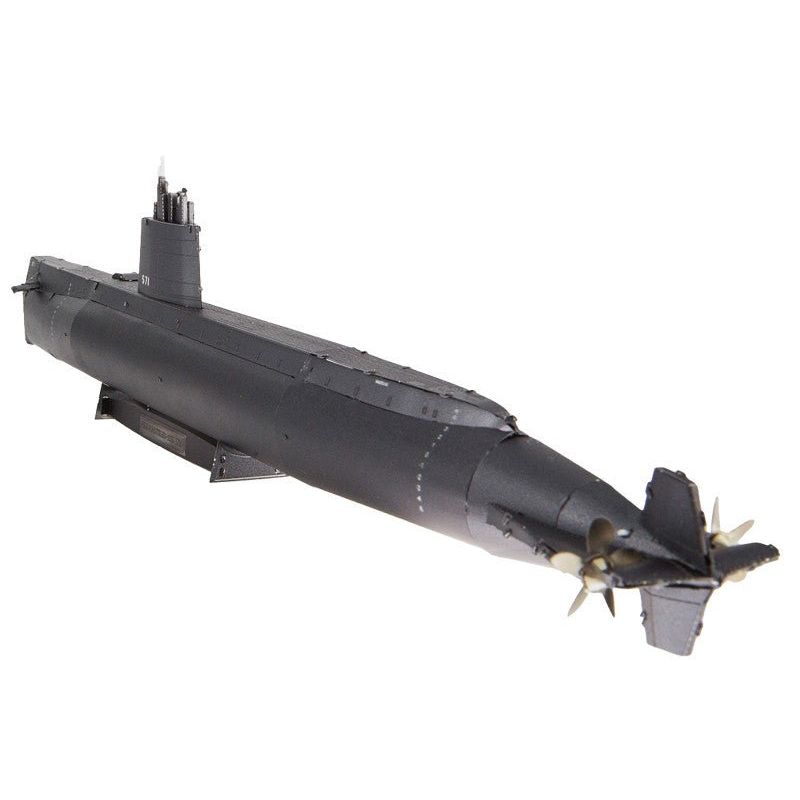 Model Kit USS Nautilus (SSN - 571) Submarine "United States Navy" (Challenging Difficulty) Steel Model by Metal Earth - Metal Earth - ModelCars.com