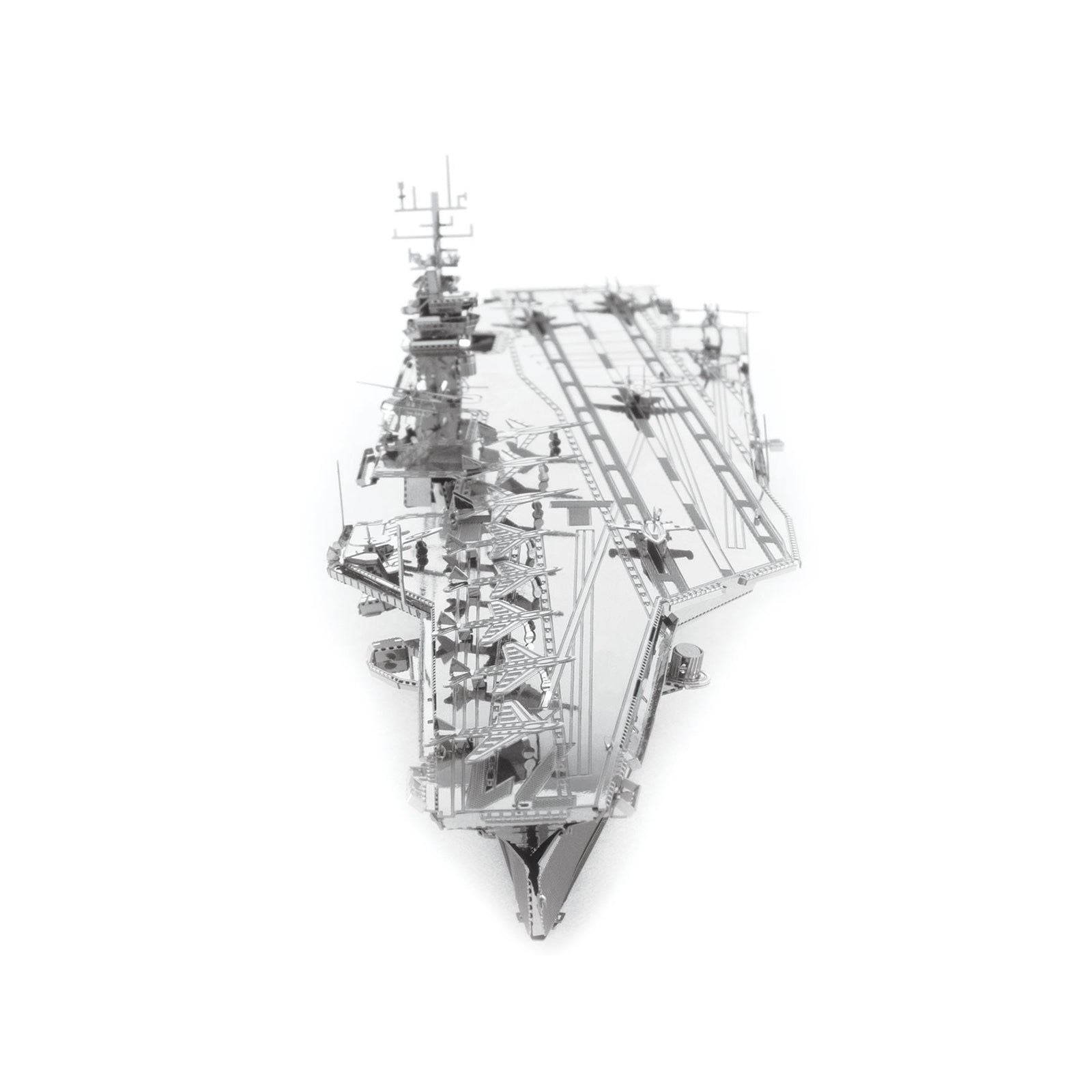 Model Kit USS Theodore Roosevelt CVN - 71 Aircraft Carrier (Expert Difficulty) Steel Model by Metal Earth - Metal Earth - ModelCars.com
