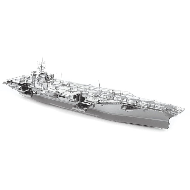 Model Kit USS Theodore Roosevelt CVN-71 Aircraft Carrier (Expert Difficulty) Steel Model by Metal Earth-Metal Earth-ModelCars.com