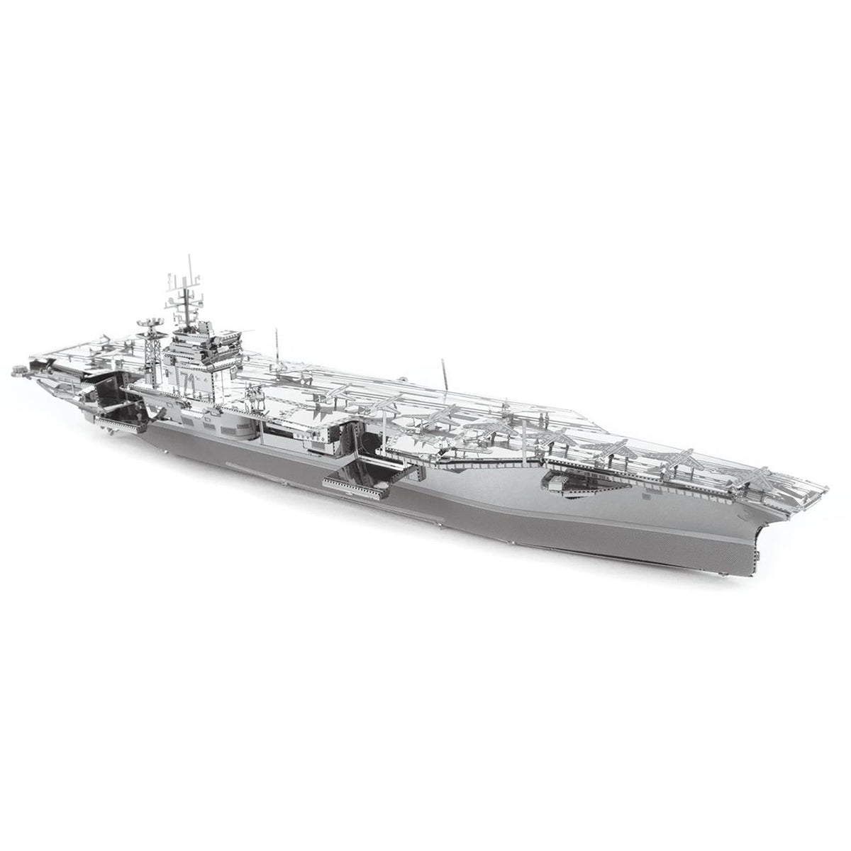 Model Kit USS Theodore Roosevelt CVN - 71 Aircraft Carrier (Expert Difficulty) Steel Model by Metal Earth - Metal Earth - ModelCars.com