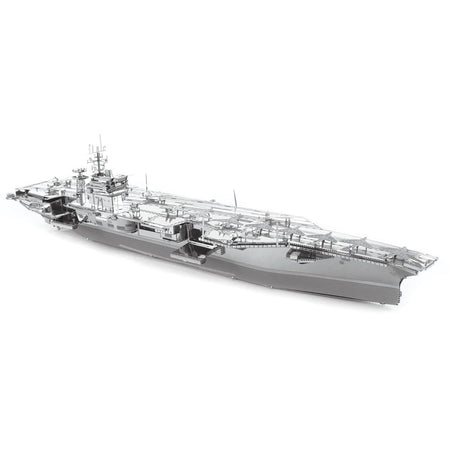 Model Kit USS Theodore Roosevelt CVN - 71 Aircraft Carrier (Expert Difficulty) Steel Model by Metal Earth - Metal Earth - ModelCars.com