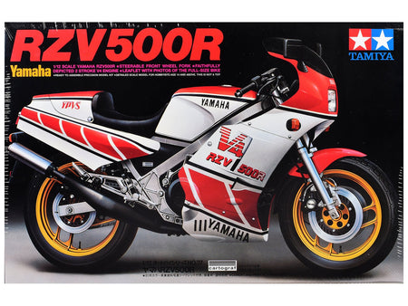 Model Kit Yamaha RZV500R Motorcycle 1/12 Scale Model by Tamiya-Tamiya-ModelCars.com