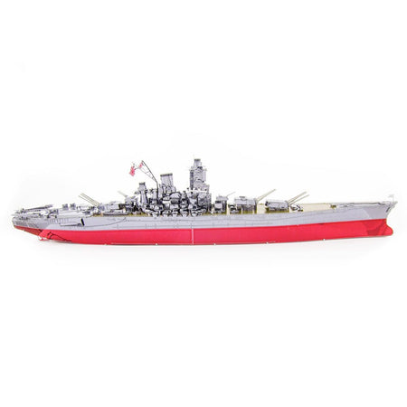 Model Kit Yamato Battleship "Imperial Japanese Navy" (Challenging Difficulty) Steel Model by Metal Earth - Metal Earth - ModelCars.com