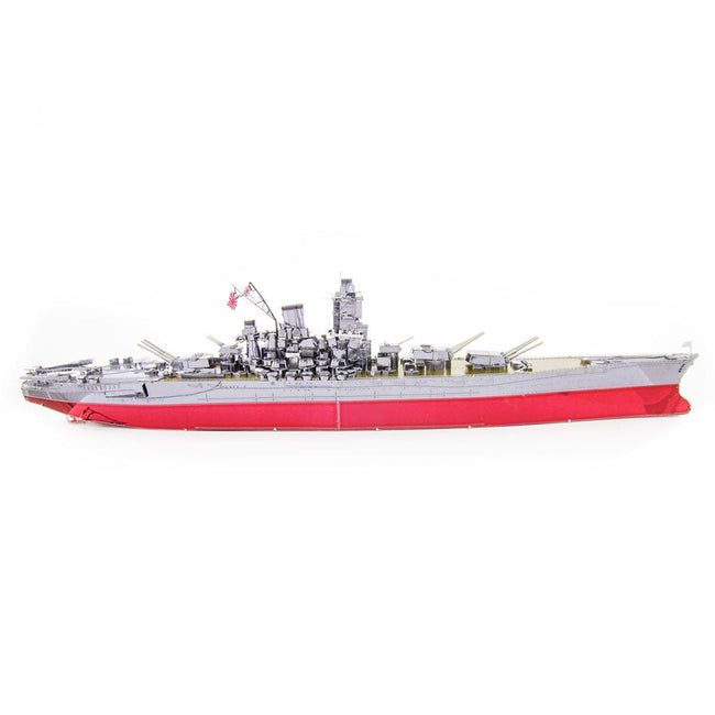Model Kit Yamato Battleship "Imperial Japanese Navy" (Challenging Difficulty) Steel Model by Metal Earth - Metal Earth - ModelCars.com
