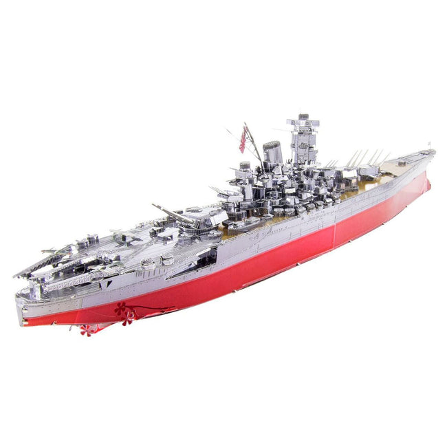 Model Kit Yamato Battleship "Imperial Japanese Navy" (Challenging Difficulty) Steel Model by Metal Earth - Metal Earth - ModelCars.com