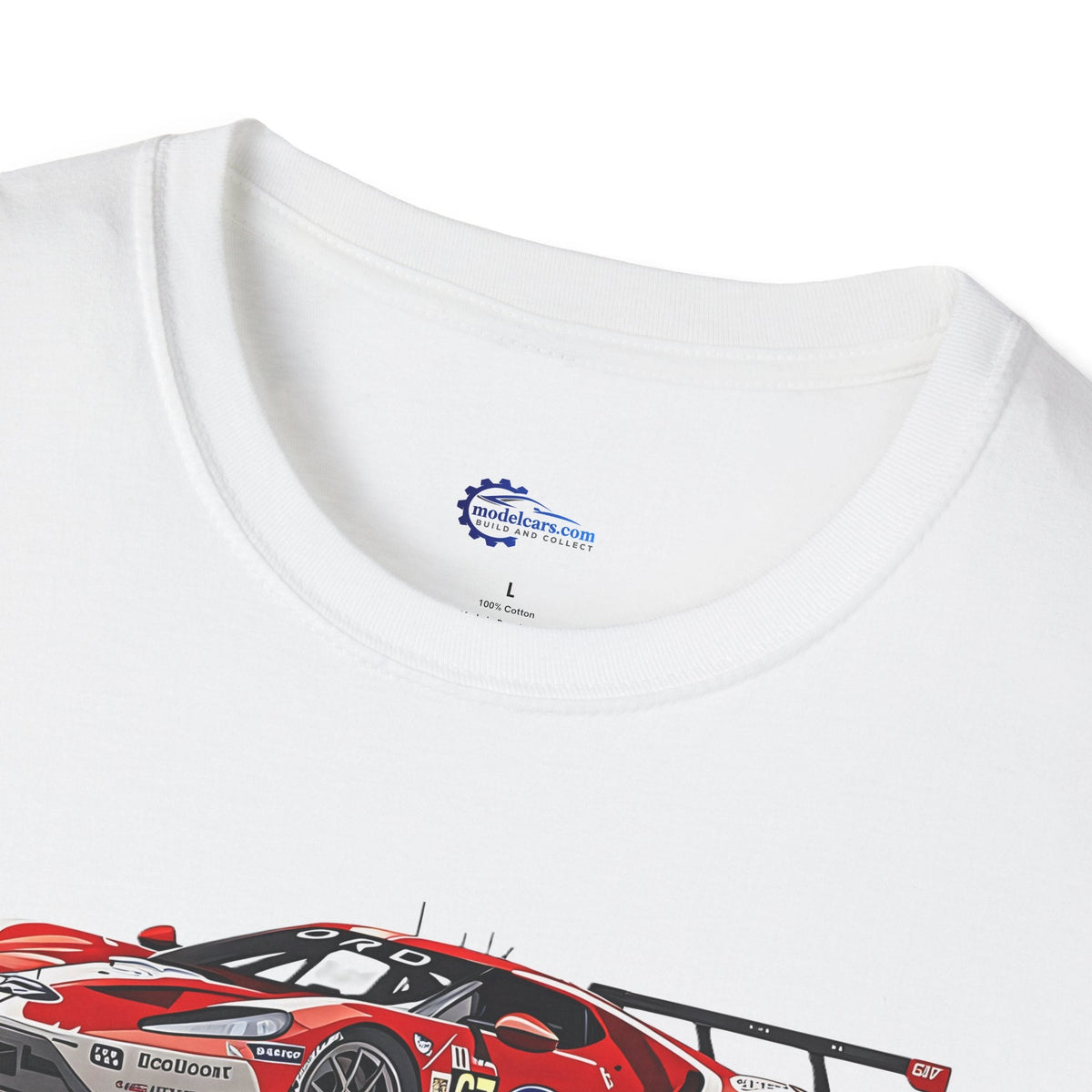 Modern Vector Art 24 Hours of Le Mans (2019) Ford GT #67 Harry Tincknell - Andy Priaulx - Jonathan Bomarito - Unisex T-Shirt - Racing Enthusiast Apparel-Modelcars.com-ModelCars.com