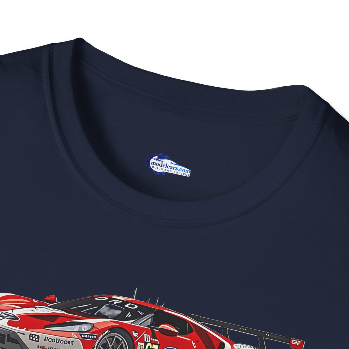 Modern Vector Art 24 Hours of Le Mans (2019) Ford GT #67 Harry Tincknell - Andy Priaulx - Jonathan Bomarito - Unisex T-Shirt - Racing Enthusiast Apparel-Modelcars.com-ModelCars.com