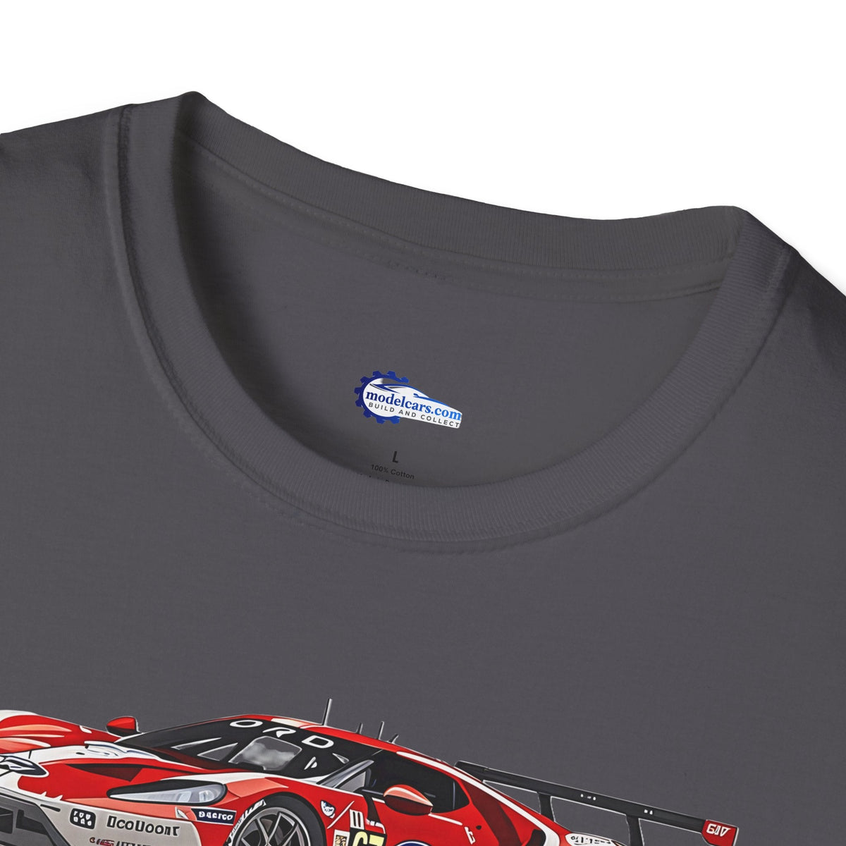Modern Vector Art 24 Hours of Le Mans (2019) Ford GT #67 Harry Tincknell - Andy Priaulx - Jonathan Bomarito - Unisex T-Shirt - Racing Enthusiast Apparel-Modelcars.com-ModelCars.com