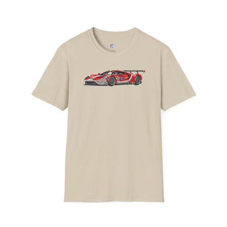 Modern Vector Art 24 Hours of Le Mans (2019) Ford GT #67 Harry Tincknell - Andy Priaulx - Jonathan Bomarito - Unisex T-Shirt - Racing Enthusiast Apparel-Modelcars.com-ModelCars.com