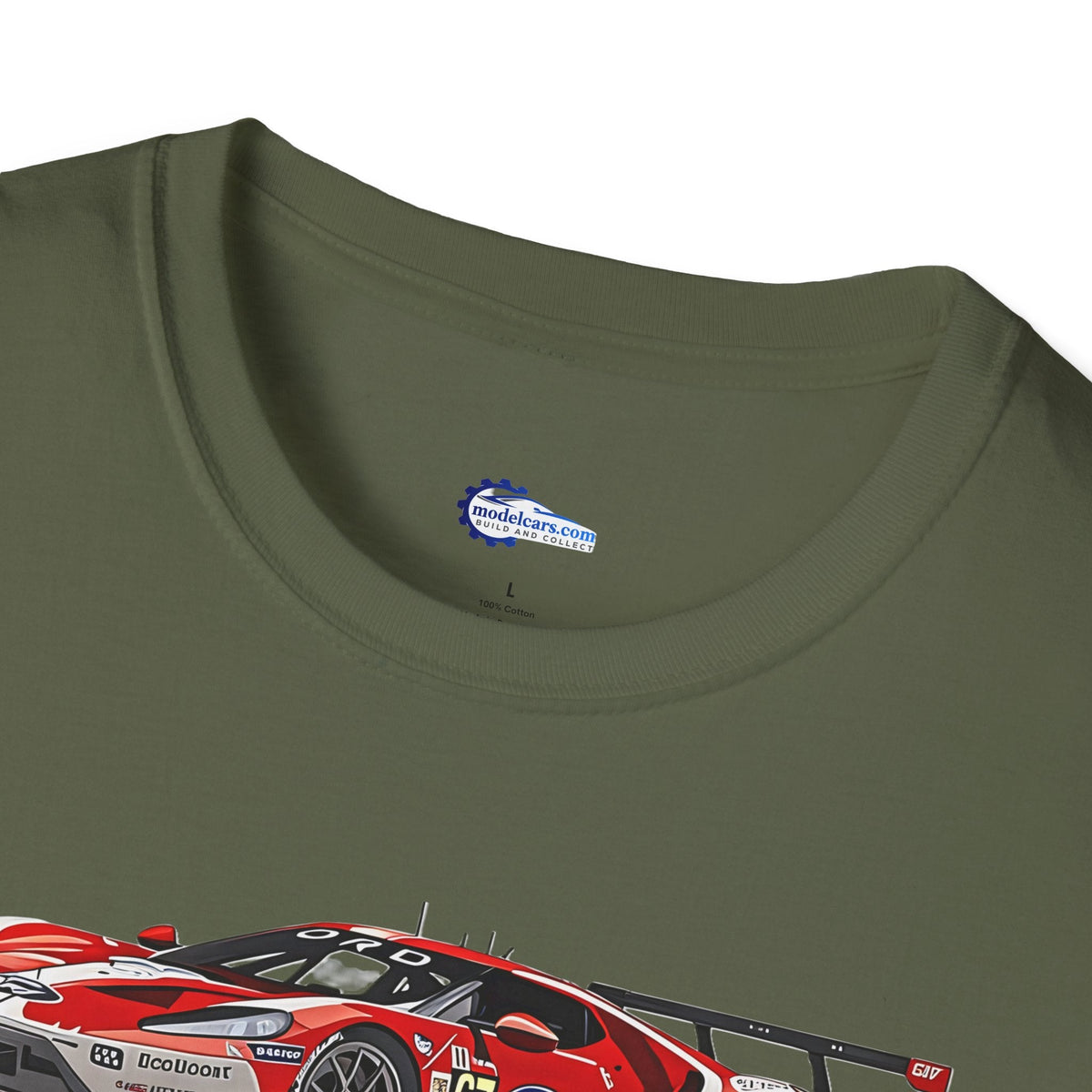 Modern Vector Art 24 Hours of Le Mans (2019) Ford GT #67 Harry Tincknell - Andy Priaulx - Jonathan Bomarito - Unisex T-Shirt - Racing Enthusiast Apparel-Modelcars.com-ModelCars.com