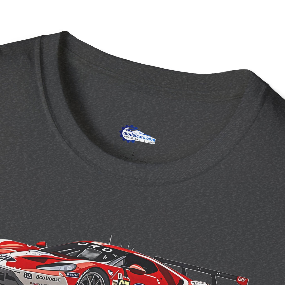Modern Vector Art 24 Hours of Le Mans (2019) Ford GT #67 Harry Tincknell - Andy Priaulx - Jonathan Bomarito - Unisex T-Shirt - Racing Enthusiast Apparel-Modelcars.com-ModelCars.com