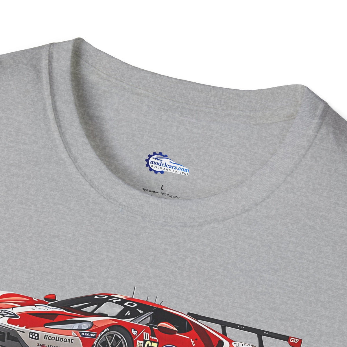Modern Vector Art 24 Hours of Le Mans (2019) Ford GT #67 Harry Tincknell - Andy Priaulx - Jonathan Bomarito - Unisex T-Shirt - Racing Enthusiast Apparel-Modelcars.com-ModelCars.com