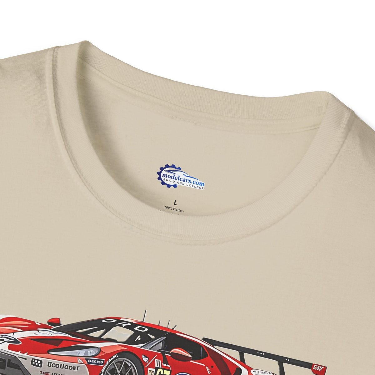 Modern Vector Art 24 Hours of Le Mans (2019) Ford GT #67 Harry Tincknell - Andy Priaulx - Jonathan Bomarito - Unisex T-Shirt - Racing Enthusiast Apparel-Modelcars.com-ModelCars.com