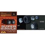 Moebius 1018 Super Single Trailer Wheel & Tire Set 1/25 scale - Moebius - ModelCars.com