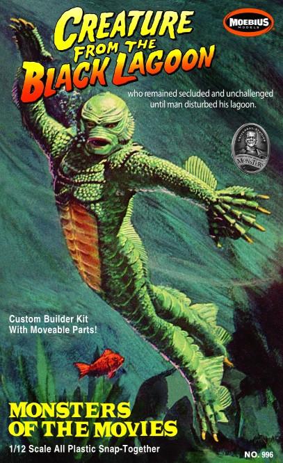 Moebius 1/12 Creature from the Black Lagoon 996-Moebius-ModelCars.com