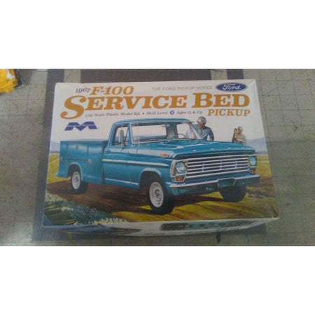 Moebius 1239 1967 Ford F100 Service Bed Pickup 1/25th scale-Moebius-ModelCars.com