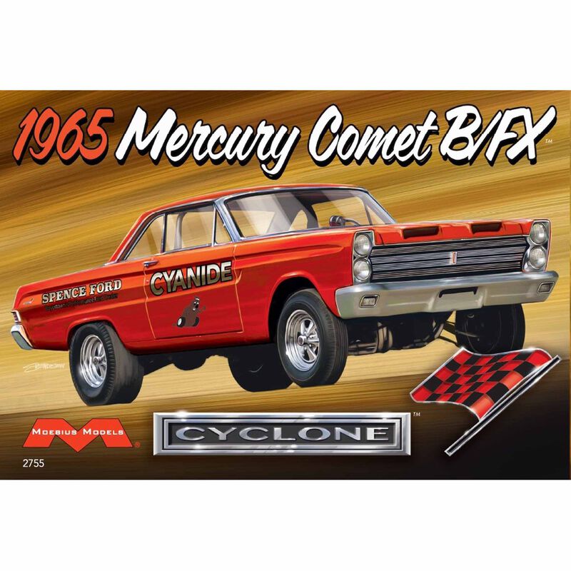 Moebius 1/25 1965 Mercury Comet B/FX Cyclone Model Kit-Moebius-ModelCars.com