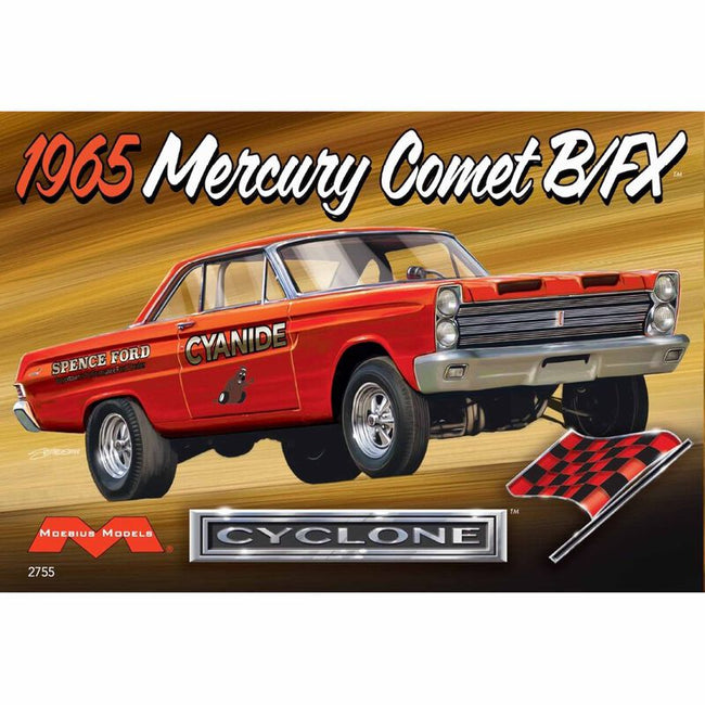 Moebius 1/25 1965 Mercury Comet B/FX Cyclone Model Kit-Moebius-ModelCars.com