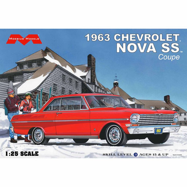 Moebius 1963 Chevrolet Nova SS Coupe (1/25)-Moebius-ModelCars.com