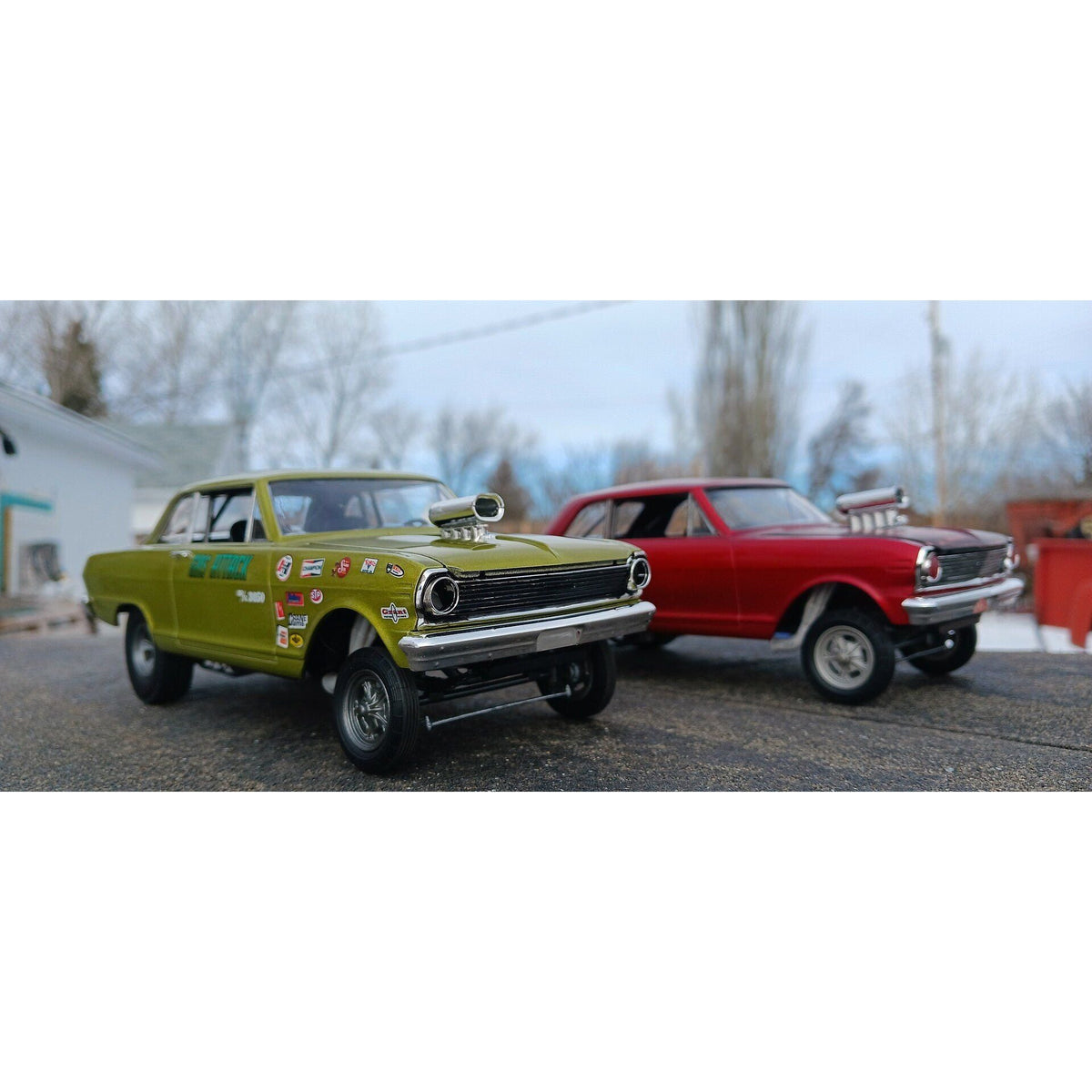 Moebius 1965 Chevy II Gasser 1/25 Scale Model Kit-Moebius-ModelCars.com