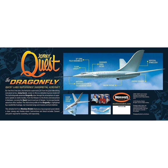 Moebius Model Jonny Quest Dragonfly - Moebius - ModelCars.com