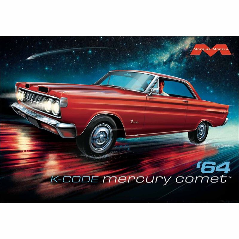 Moebius Models 1/25 1964 K-Code Mercury Comet Model Kit - Skill Level 3-Moebius-ModelCars.com