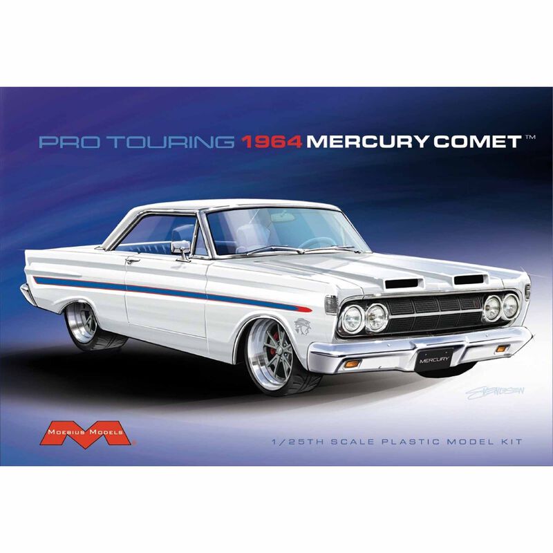 Moebius Models 1/25 Pro Touring 1964 Mercury Comet Model Kit - Skill Level 3-Moebius-ModelCars.com