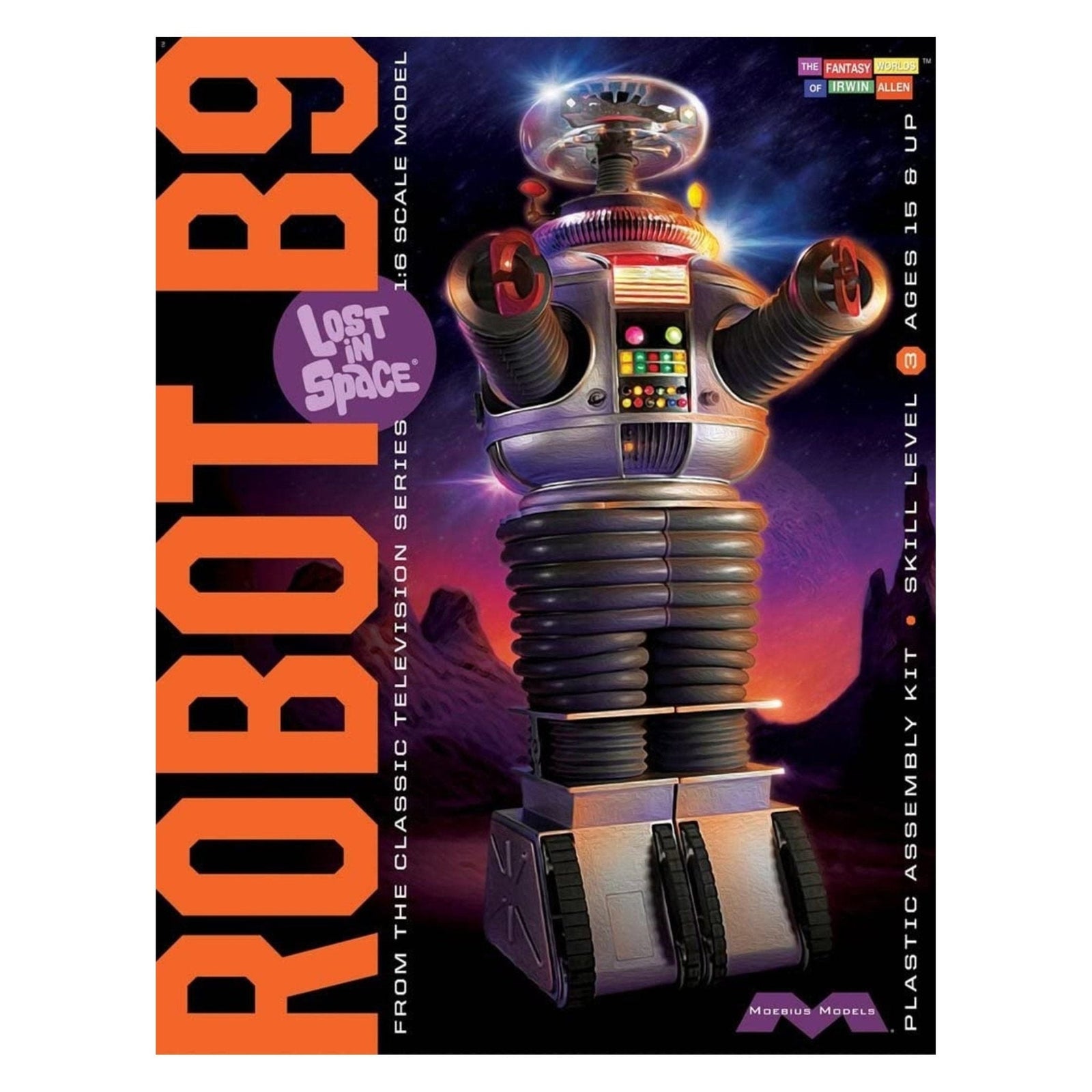 Moebius Models MOE 939 - 1/6 Lost in Space Robot B9 - Moebius - ModelCars.com