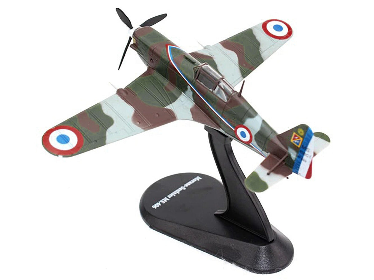 Morane-Saulnier MS.406 Fighter Aircraft "3/4 Escadrille GC II/3" Armee de l'Air (French Air Force) (1940) "Planes of World War II" Series 1/72 Diecast Model Airplane by Luppa-Luppa-ModelCars.com