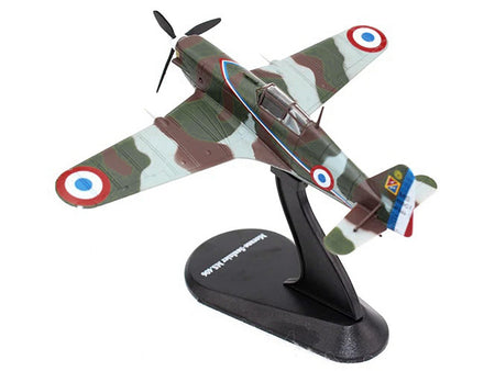 Morane-Saulnier MS.406 Fighter Aircraft "3/4 Escadrille GC II/3" Armee de l'Air (French Air Force) (1940) "Planes of World War II" Series 1/72 Diecast Model Airplane by Luppa-Luppa-ModelCars.com