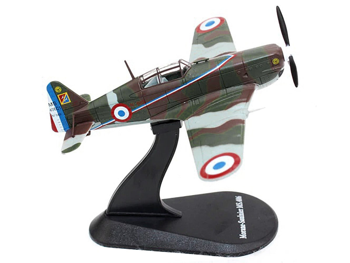 Morane-Saulnier MS.406 Fighter Aircraft "3/4 Escadrille GC II/3" Armee de l'Air (French Air Force) (1940) "Planes of World War II" Series 1/72 Diecast Model Airplane by Luppa-Luppa-ModelCars.com