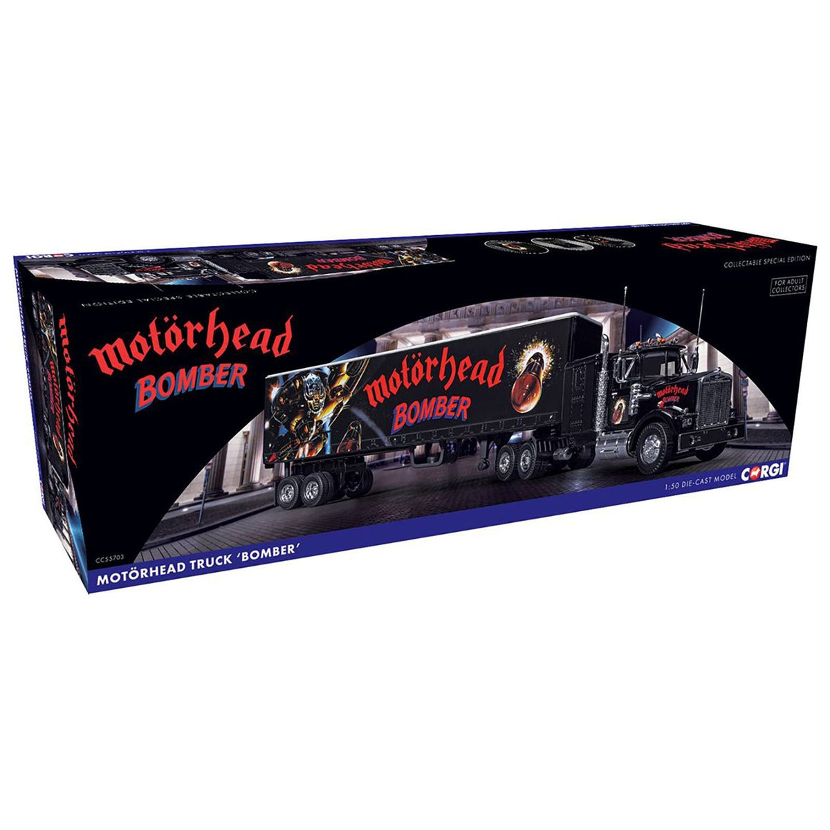 "Motorhead Bomber" Transport Truck Black 1/50 Diecast Model by Corgi - Corgi - ModelCars.com