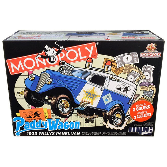 MPC 1/25 1933 Willy's Panel Paddy Wagon-MPC-ModelCars.com