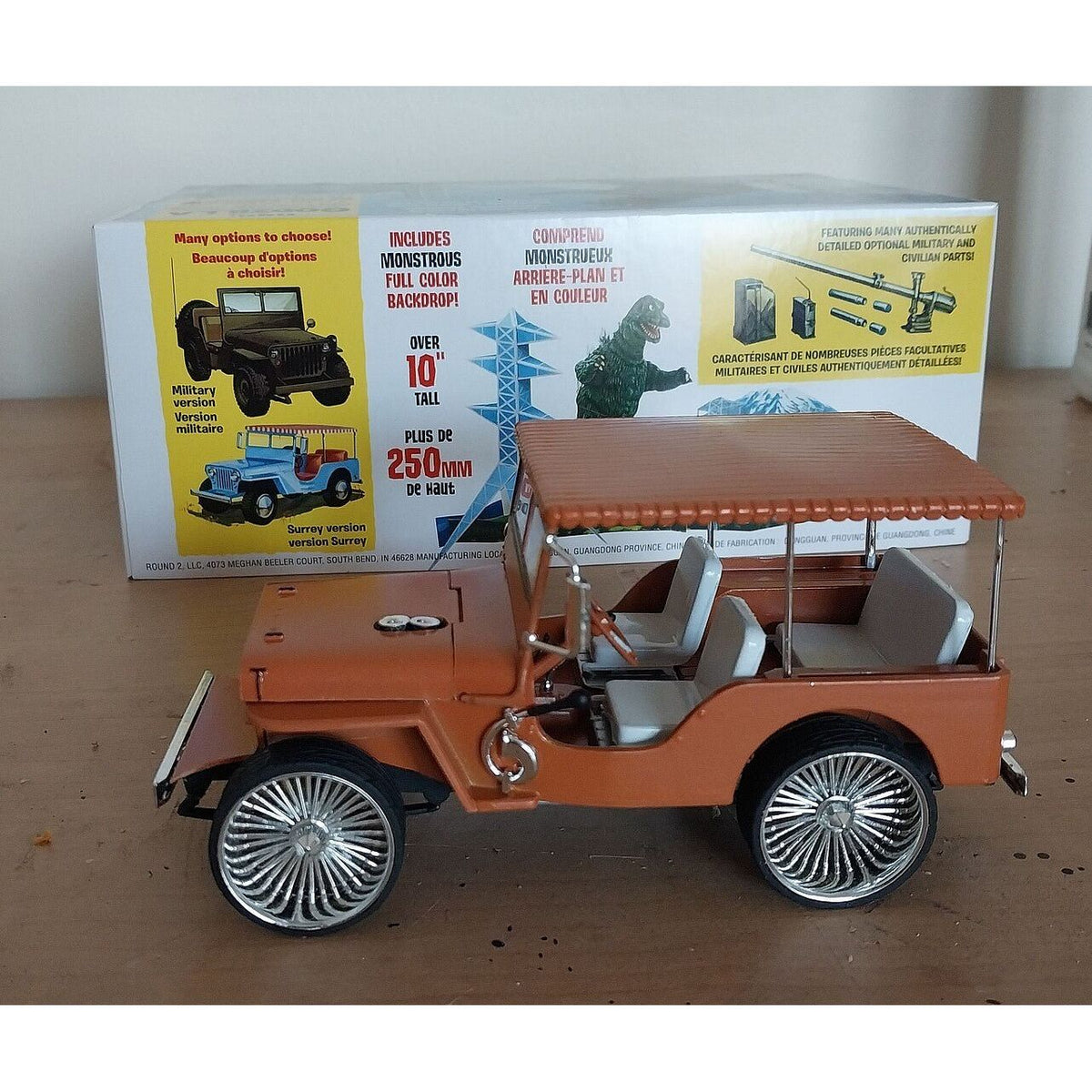 MPC 1/25 Godzilla Army Jeep-MPC-ModelCars.com