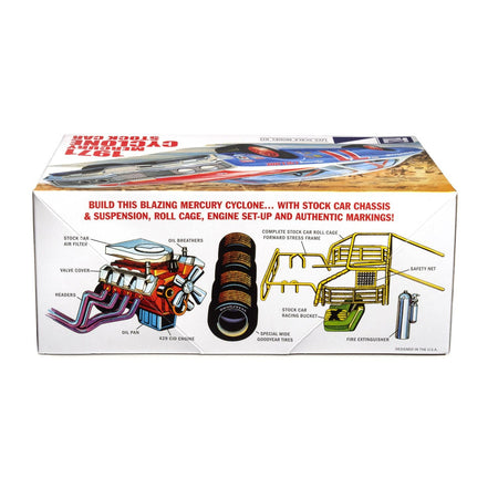 MPC 1971 Mercury Cyclone Stock Car 1:25 Scale Model Kit - Skill Level 2-MPC-ModelCars.com