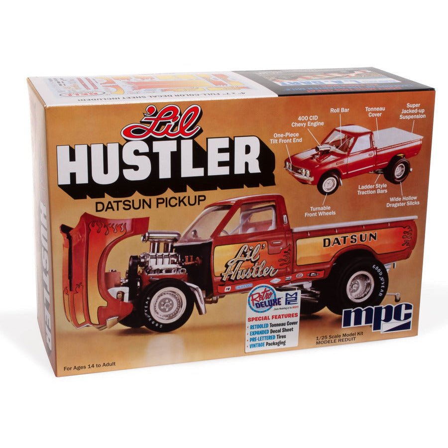 MPC 1975 Datsun Pickup "Li'l Hustler" 1:25 Scale Model Kit - MPC - ModelCars.com