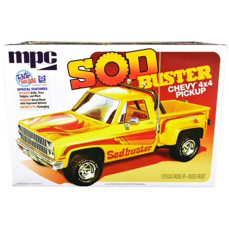 MPC 1981 Chevy Stepside Pickup Sod Buster 1:25 Scale Model Kit - MPC - ModelCars.com