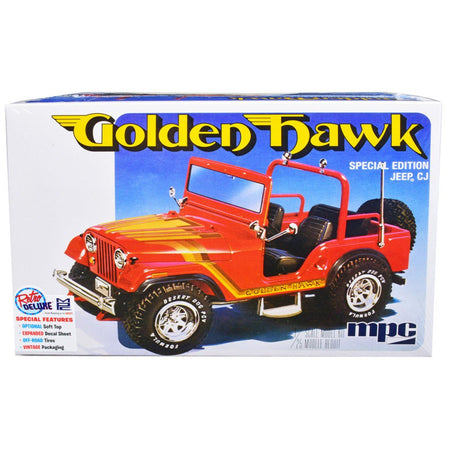 MPC 1981 Jeep CJ5 Golden Hawk 1:25 Scale Model Kit - MPC - ModelCars.com