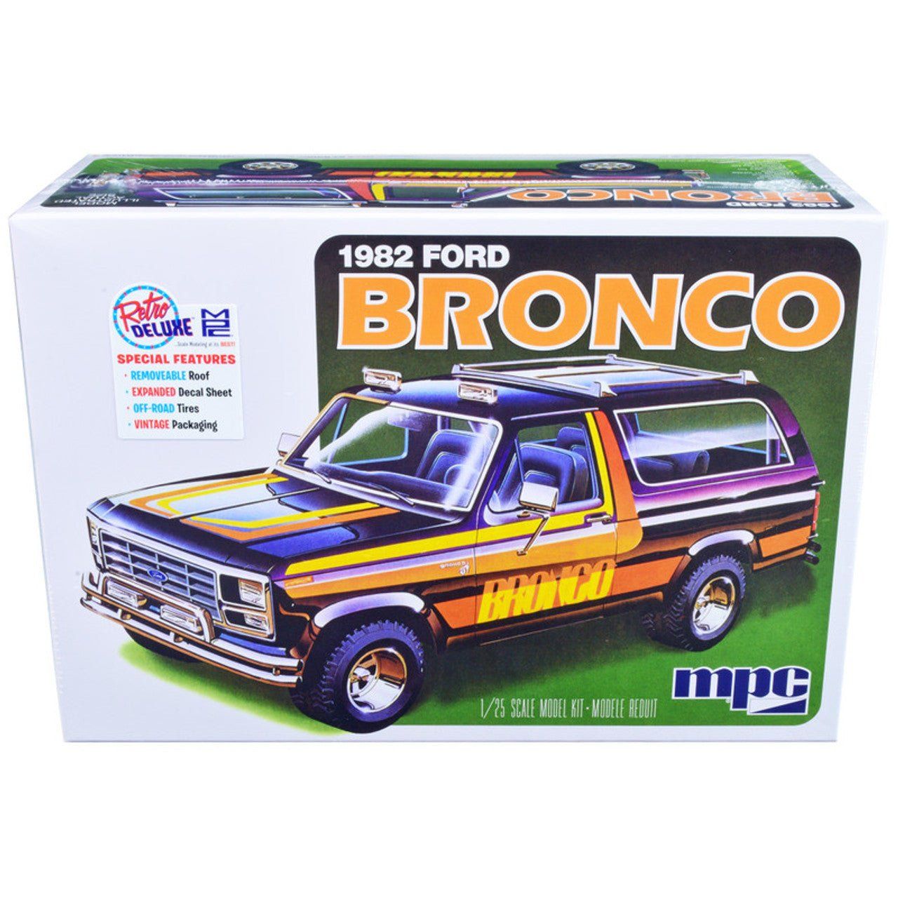 MPC 1982 Ford Bronco 1:25 Scale Model Kit - MPC - ModelCars.com