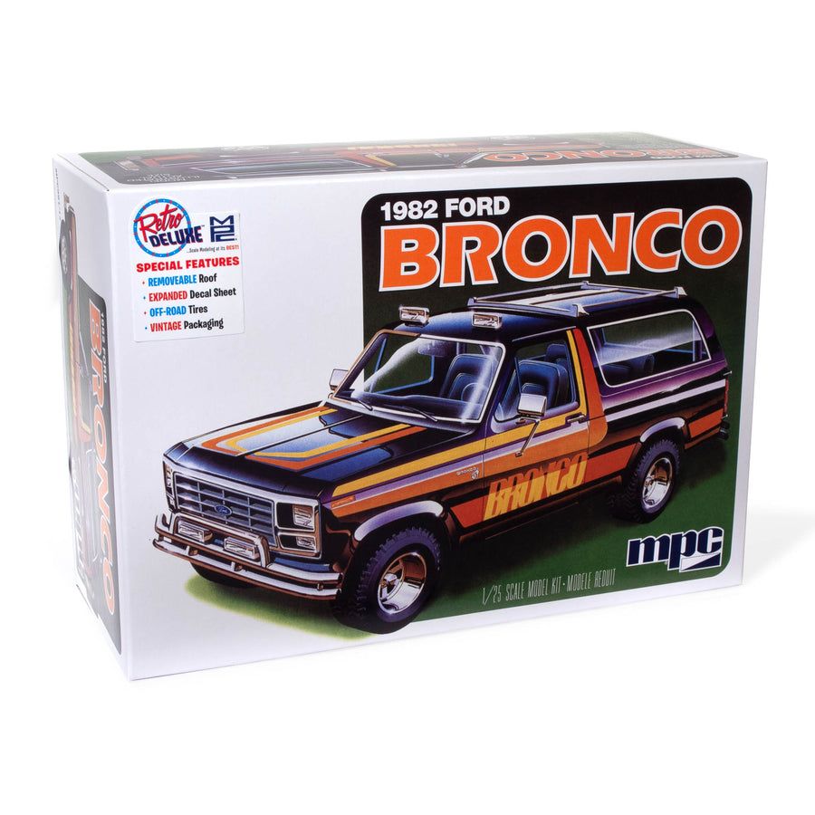 MPC 1982 Ford Bronco 1:25 Scale Model Kit - MPC - ModelCars.com
