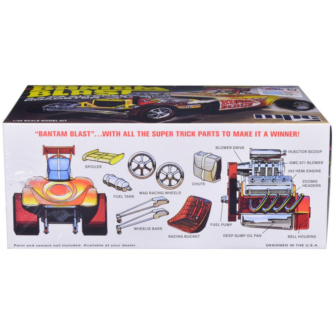 MPC Bantam Blast Dragster 1:25 Scale Model Kit - MPC - ModelCars.com