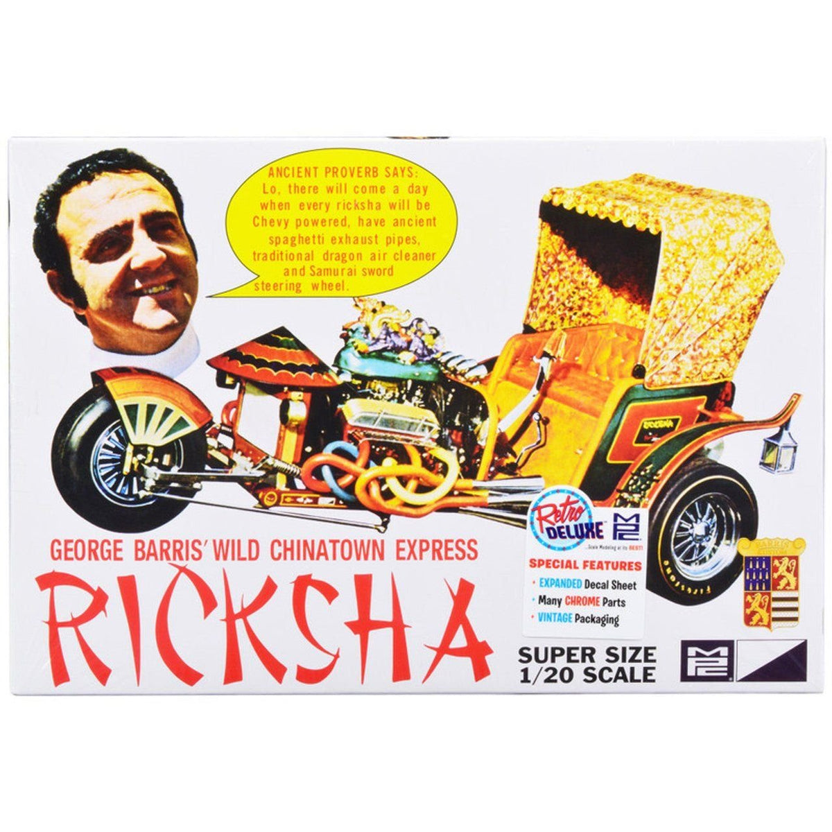 MPC George Barris Ricksha Show Rod 1:20 Scale Model Kit-MPC-ModelCars.com
