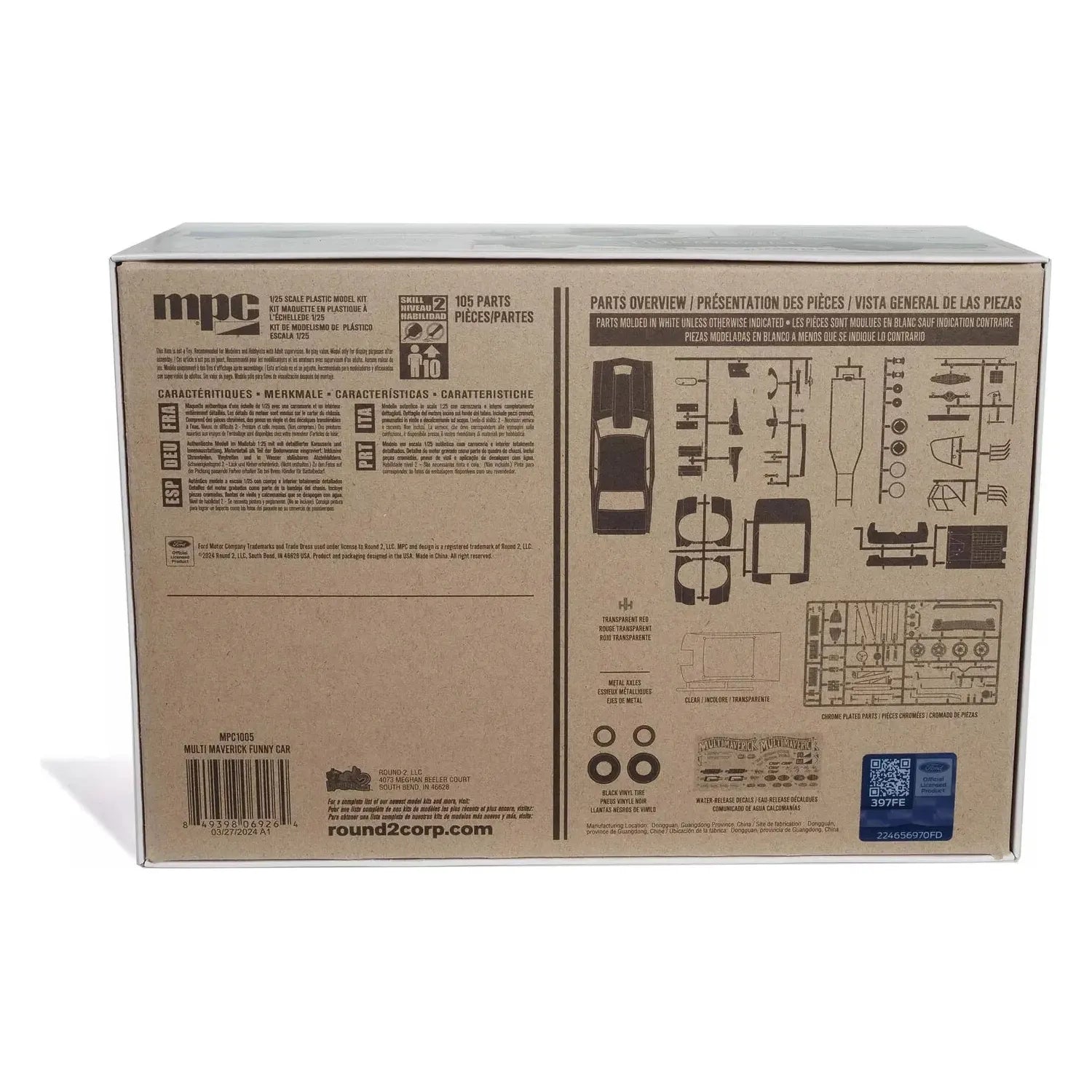 MPC Multi Maverick Funny Car 1/25 Model Kit MPC1005 - MPC - ModelCars.com