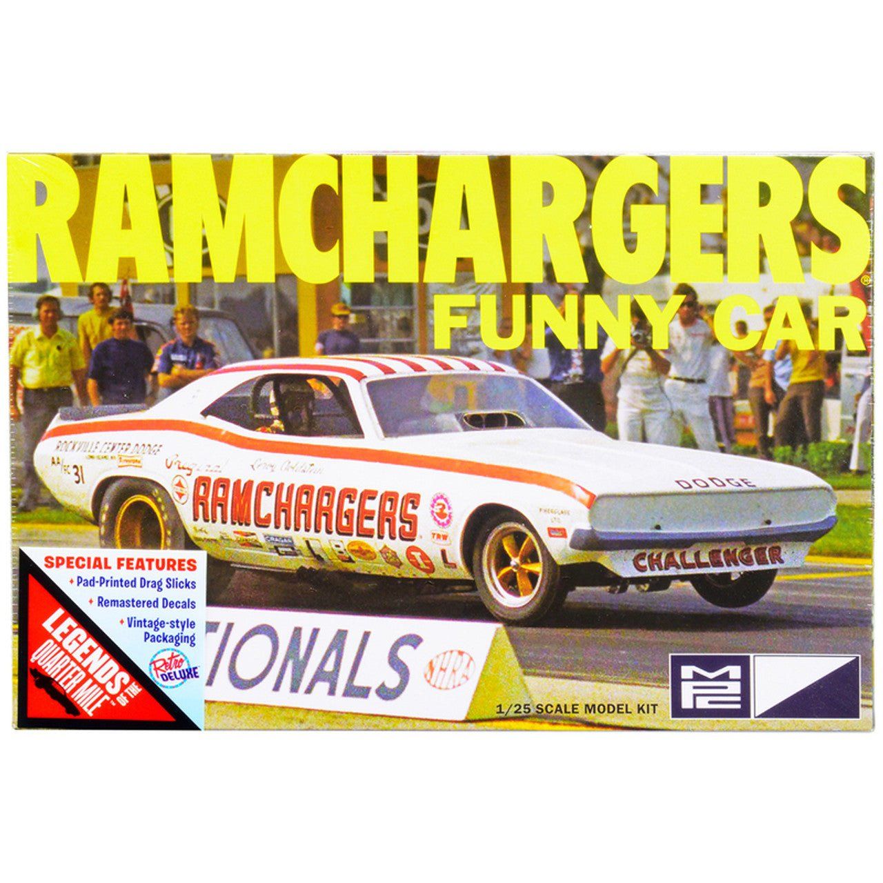 MPC Ramchargers Dodge Challenger Funny Car 1:25 Scale Model Kit - MPC - ModelCars.com